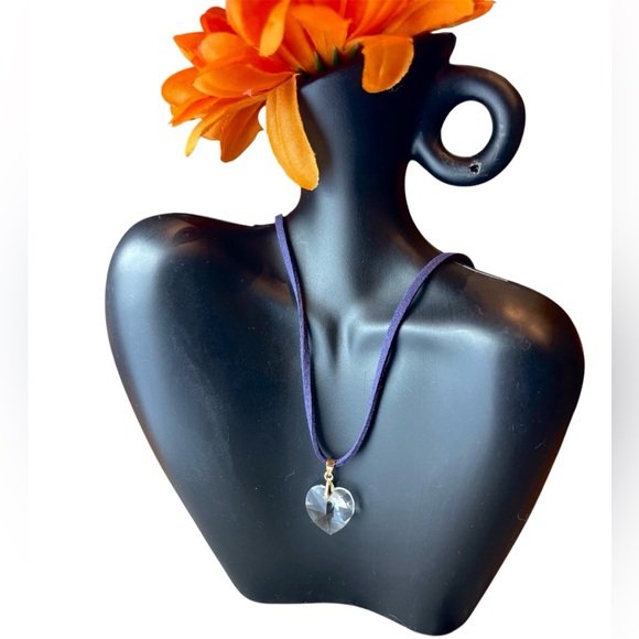 Swarovski Clear Crystal Heart Pendant - Picture 4 of 7